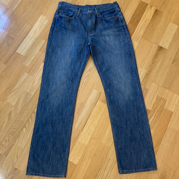 Levi's 514 Straight Fit Medium Wash Denim Jeans Size 34 x 34 - Picture 8 of 8